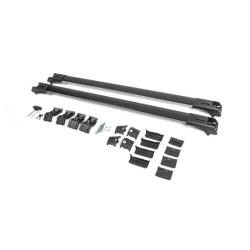 Купить Багажник (поперечины) на обычные рейлинги Skybar V1 (2 шт) до 110 см, Черный для Volkswagen Touran 2010-2015 гг