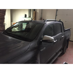 Купить Рейлинги Skyport (черные) для Toyota Hilux 2015- гг