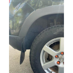 Купить Накладки на арки (4 шт, черные ABS) для Renault Duster 2008-2017 гг