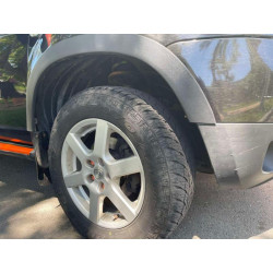 Купить Накладки на арки (4 шт, черные ABS) для Renault Duster 2008-2017 гг