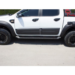 Купить Силовые пороги Dakar V1 (2 шт, металл) для Renault Duster 2018-2024 гг