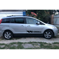 Купити Накладки на арки (4 шт, чорні) 2005-2008, Металеві для Mazda 5 рр