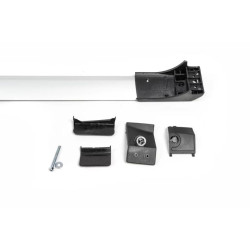 Купить Перемычки на рейлинги без ключа Flybar V1 (2 шт) до 110 см, Черный для Volkswagen Touareg 2002-2010 гг