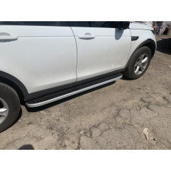 Купить Боковые пороги Tayga Grey (2 шт., алюминий) 2019-2025 для Land Rover Discovery Sport