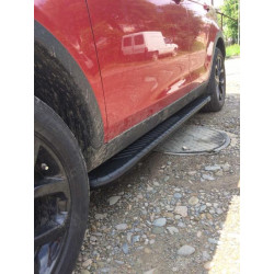 Купити Бокові пороги Bosphore Black (2 шт., Алюміній) 2014-2019 для Land Rover Discovery Sport