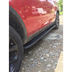 Купити Бокові пороги Bosphore Black (2 шт., Алюміній) 2014-2019 для Land Rover Discovery Sport