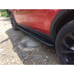 Купити Бокові пороги Bosphore Black (2 шт., Алюміній) 2019-2025 для Land Rover Discovery Sport