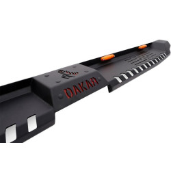 Купить Боковые пороги Dakar V2 LED (2 шт, металл) для Isuzu D-Max 2011-2019 гг