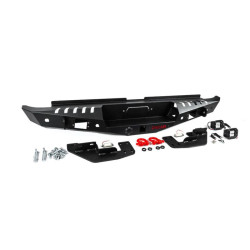 Купить Усиленный задний бампер Dakar Чёрный, под сенсор, с подсветкой для Ford Ranger 2011-2022 гг