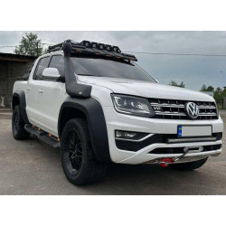 Купить Козырек лобового стекла под багажник DAKAR (LED) для SsangYong Musso ІІ 2018- гг