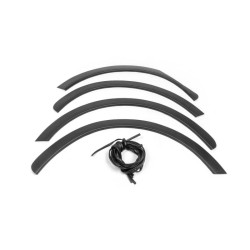 Купить Накладки на арки (4 шт, черные) Металл для Renault Kangoo 1998-2008 гг