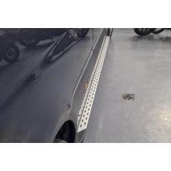 Купити Бокові пороги DOT-Line (2 шт., Алюм.) Середня база для Mercedes Sprinter W907/W910 2018- рр