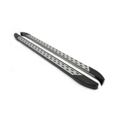 Купити Бокові пороги DOT-Line (2 шт., Алюм.) Середня база для Mercedes Sprinter W907/W910 2018- рр