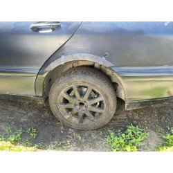 Купить Накладки на арки (4 шт, черные, ABS-пластик) для Mercedes S-сlass W220