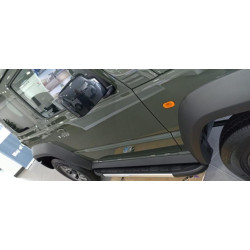 Купить Боковые пороги Duru (2 шт., алюминий) для Suzuki Jimny 2018- рр