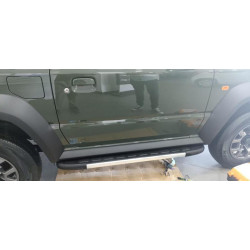 Купить Боковые пороги Duru (2 шт., алюминий) для Suzuki Jimny 2018- рр