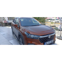 Купити Бокові пороги Duru (2 шт., Алюміній) для Suzuki SX4 S-Cross 2021- рр