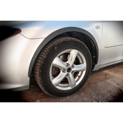 Купить Накладки на арки (SD-SW) (4 шт, черные, ABS-пластик) для Mazda 6 2003-2008 гг