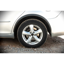 Купить Накладки на арки (SD-SW) (4 шт, черные, ABS-пластик) для Mazda 6 2003-2008 гг