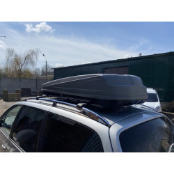 Купить Авто бокс двухсторонний KX серый мат (520 л)