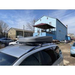 Купить Авто бокс двухсторонний KX серый мат (520 л)