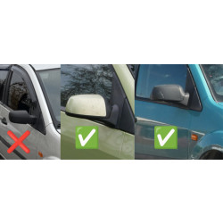 Купити Накладки на дзеркала BMW-Style V2 (2 шт) для Ford Fusion 2002-2009 рр