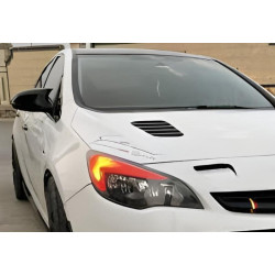 Купити Накладки на дзеркала BMW-Style (2 шт) для Opel Astra J 2009-2015 рр