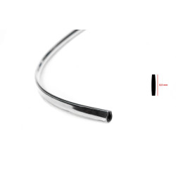 Купити Хром молдинг на метраж П-подібний sal19a (1 метр, 8.5 мм)