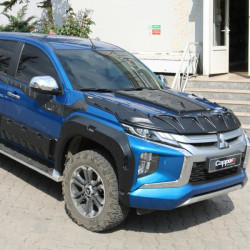 Купить Накладка на капот (ABS) для Mitsubishi L200 2015-2024 гг
