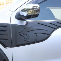 Купить Молдинг на верх двери (6 шт, ABS) для Nissan Navara/NP300 2016- гг