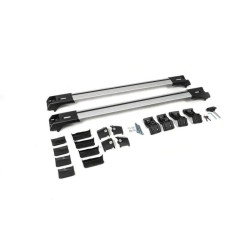 Купити Багажник (поперечини) на звичайні рейлінги Skybar V1 (2 шт) до 140 см, Сірий для Toyota Land Cruiser Prado 250