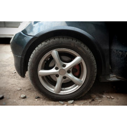 Купить Накладки на арки (4 шт, черные, ABS-пластик) для Mercedes A-сlass W168 1997-2004 гг