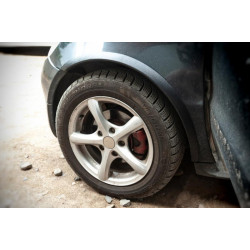 Купить Накладки на арки (4 шт, черные, ABS-пластик) для Mercedes A-сlass W168 1997-2004 гг