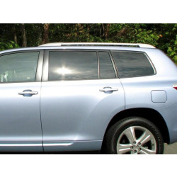Купити Рейлінги оригінальний дизайн Grey (2 шт) для Toyota Highlander 2008-2013 рр