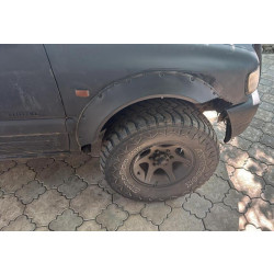 Купить Универсальные накладки на арки UNIV-034 (4шт, ABS-пластик, черные)