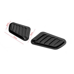 Купить Накладка на капот тип-B (2 шт, ABS)