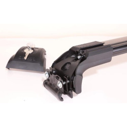 Купить Багажник (поперечины) на встроенные рейлинги Strong V2 120 см (2 шт) Серый для Volkswagen Touareg 2018- гг