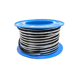 Купити Чорний молдинг із хром смужкою на метраж sal32 (1 метр, 13.5 мм)