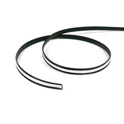 Купити Чорний молдинг із хром смужкою на метраж sal13 (1 метр, 16.5 мм)