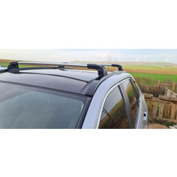 Купить Поперечный багажник на встроенные рейлинги Strong (2 шт) Серый для Toyota Rav 4 2019- гг