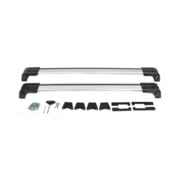 Купить Поперечный багажник на встроенные рейлинги Strong (2 шт) Серый для Toyota Rav 4 2019- гг