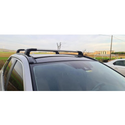 Купить Поперечный багажник на встроенные рейлинги Strong (2 шт) Черный для Toyota Rav 4 2019- гг