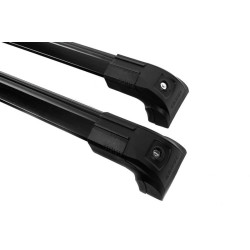 Купить Поперечный багажник на встроенные рейлинги Strong (2 шт) Черный для Toyota Rav 4 2019- гг