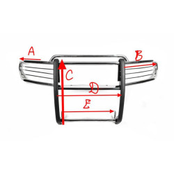 Купить Кенгурятник A098600 (нерж.) для Toyota FJ Cruiser