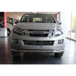 Купити Передній захист Texas (76мм, нерж) для Isuzu D-Max 2011-2019 рр