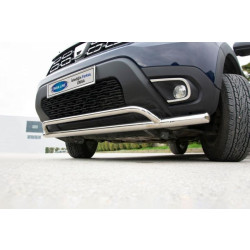 Купити Передній захист Vegas (60/42мм, нерж) для Renault Duster 2018-2024 рр