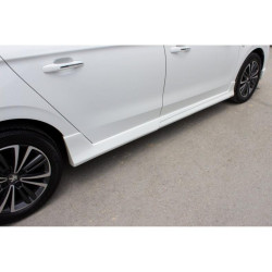 Купити Бокові пороги 2017-2025 (під фарбування) для Peugeot 301