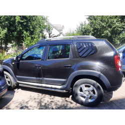 Купить Накладки на задние окна EuroCap (2 шт, ABS) для Renault Duster 2008-2017 гг