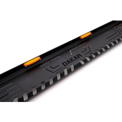 Купити Бокові пороги Dakar V1 з LED (2 шт, метал) для Ford Ranger 2007-2011 рр