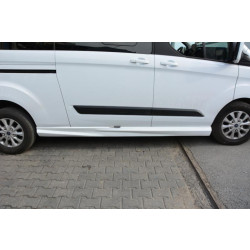 Купить Пороги (2 шт, под покраску) Длинная база для Ford Custom 2013-2022 гг